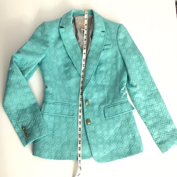 NWOT Banana Republic Blazer | Light Blue/Turquoise - Picture 6 of 8